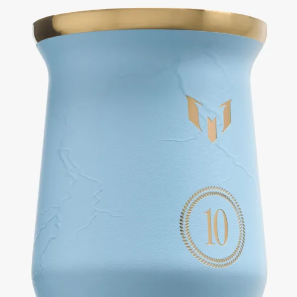 Mate Térmico Messi Striker Blue 236 ml - Azul - Imagen 3