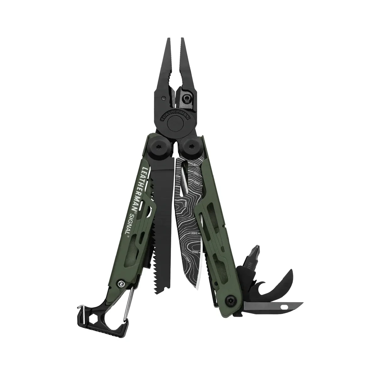 601672-PINZA-LEATHERMAN-SIGNAL-VERDE-832692-01 Pinza Multiuso Signal 19 Usos y Funciones - Imagen 1