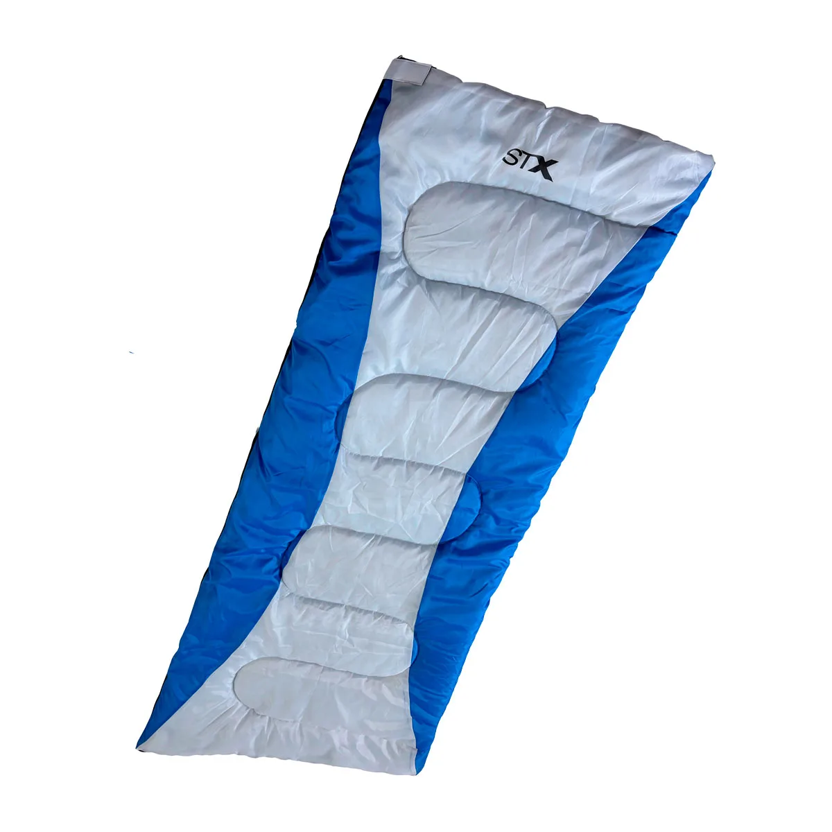 601707 bolsa de dormir stx base gris azul-01 Bolsa De Dormir STX Base 10°C – Azul - Imagen 1