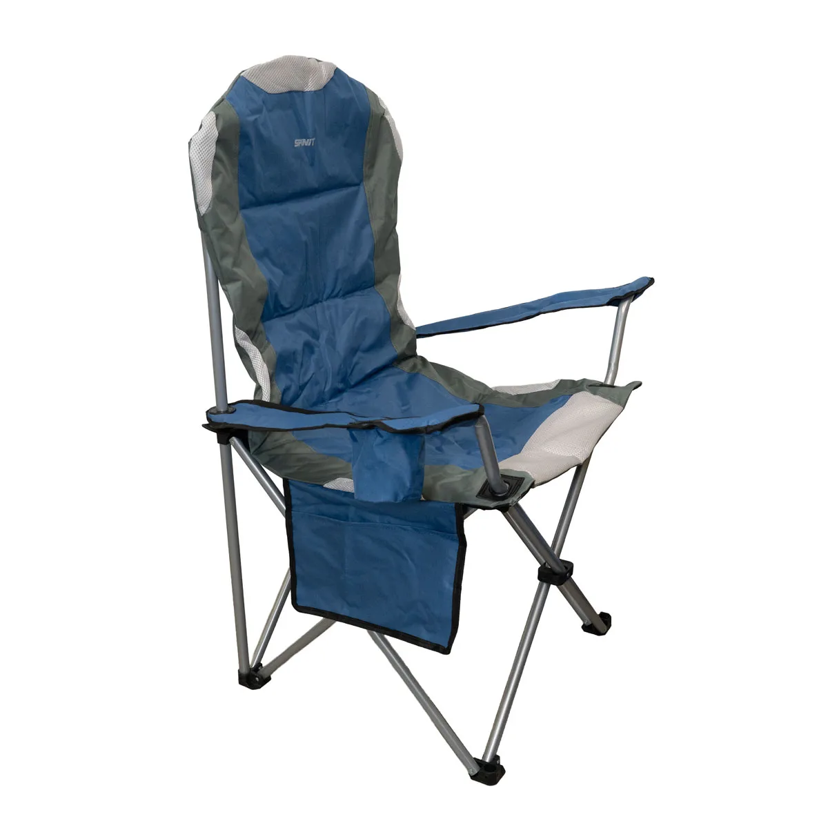 601720-sillon-plegable-camping-spinit-director-130-azul-01 Sillón Director Plegable Spinit 130 kg - Azul - Imagen 1