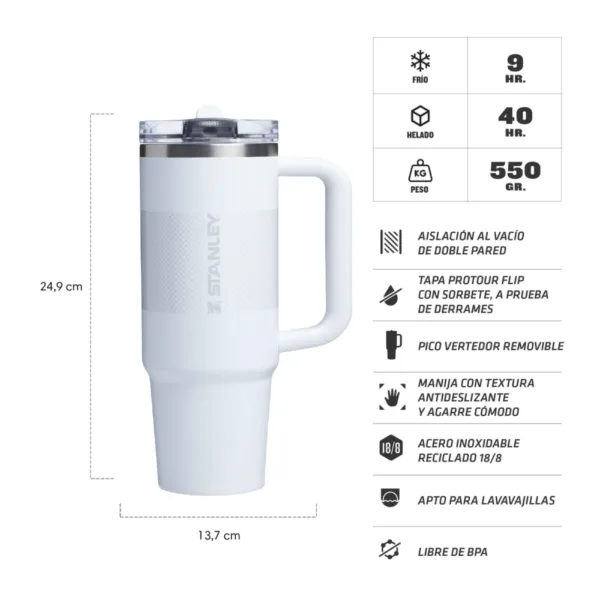Vaso Térmico Quencher ProTour 887ml - Frost Fade - Imagen 2