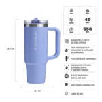 Vaso Térmico Quencher ProTour 887ml - Hydrangea - Imagen 2