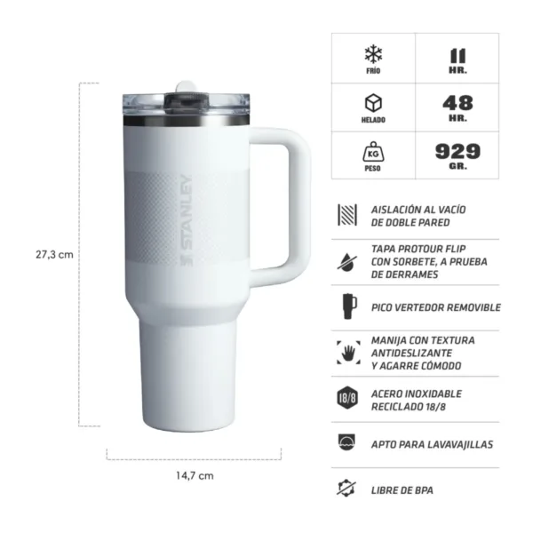 Vaso Térmico Quencher ProTour 1.18 Litros - Frost Fade - Imagen 2