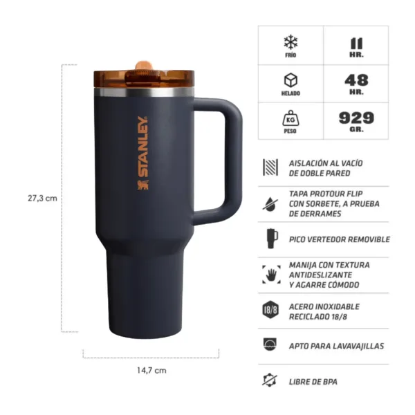 Vaso Térmico Quencher ProTour 1.18 Litros - Twilight - Imagen 2
