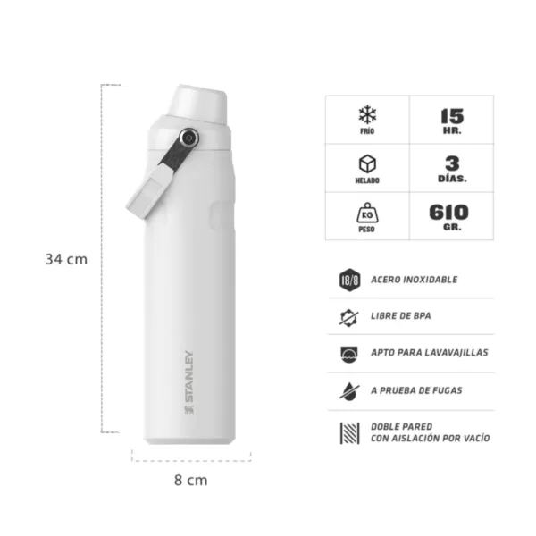 Botella Térmica Iceflow Fast Flow 1L - Frost - Imagen 2