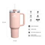 Vaso Térmico Quencher Colección Oasis 1.18L - Peach - Imagen 2