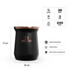 Mate Térmico Messi 236 ml - Negro - Imagen 4
