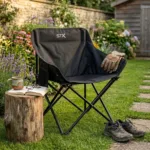 Sillón Director Plegable Stx Moon 120 kg - Negro - Imagen 2
