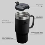 Vaso Térmico Stanley Everyday Suburban Mug 710 ml - Negro 2.0 - Imagen 4