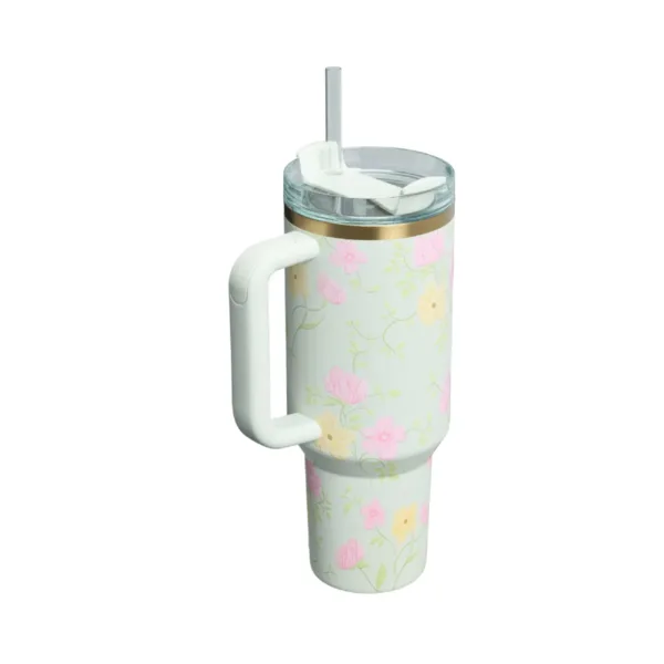 Vaso Térmico Stanley Quencher 2.0 Colección Flower 1.18L - Spring Blossoms - Imagen 2