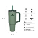 Vaso Térmico Stanley Quencher 1,18 Lts - Verde - Imagen 2
