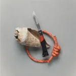 Navaja Plegable Opinel N°09 Ocean con Silbato y Empalmador - Rojo - Imagen 2