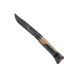 Navaja Plegable Opinel N°08 Horizon Hoja Negra con Silbato - Mostaza