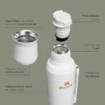 Termo Stanley Ideal Mate 1.2 litros con Pico Cebador - Hammerton Frost - Imagen 5