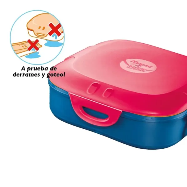 Porta Alimentos plástico PICNIK ROJA/AZUL - Imagen 2