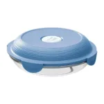 Vianda Porta Alimentos Plato Vidrio 700ml - Imagen 3