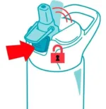 Botella Picnik Infantil Acero Pico Antiderrame - Imagen 4