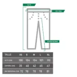 Pantalon Largo Termico Dama Negro - Imagen 4