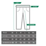 Pantalon Largo Termico Hombre Negro - Imagen 4