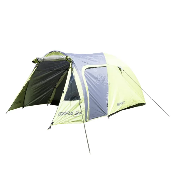 Carpa Traful 3 personas impermeable con ábside frontal y ventilación cruzada - Imagen 2
