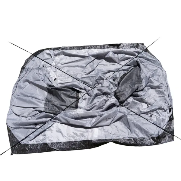Carpa Traful 3 personas impermeable con ábside frontal y ventilación cruzada - Imagen 10