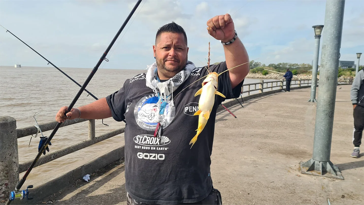 Pesca sutil en Costanera Norte