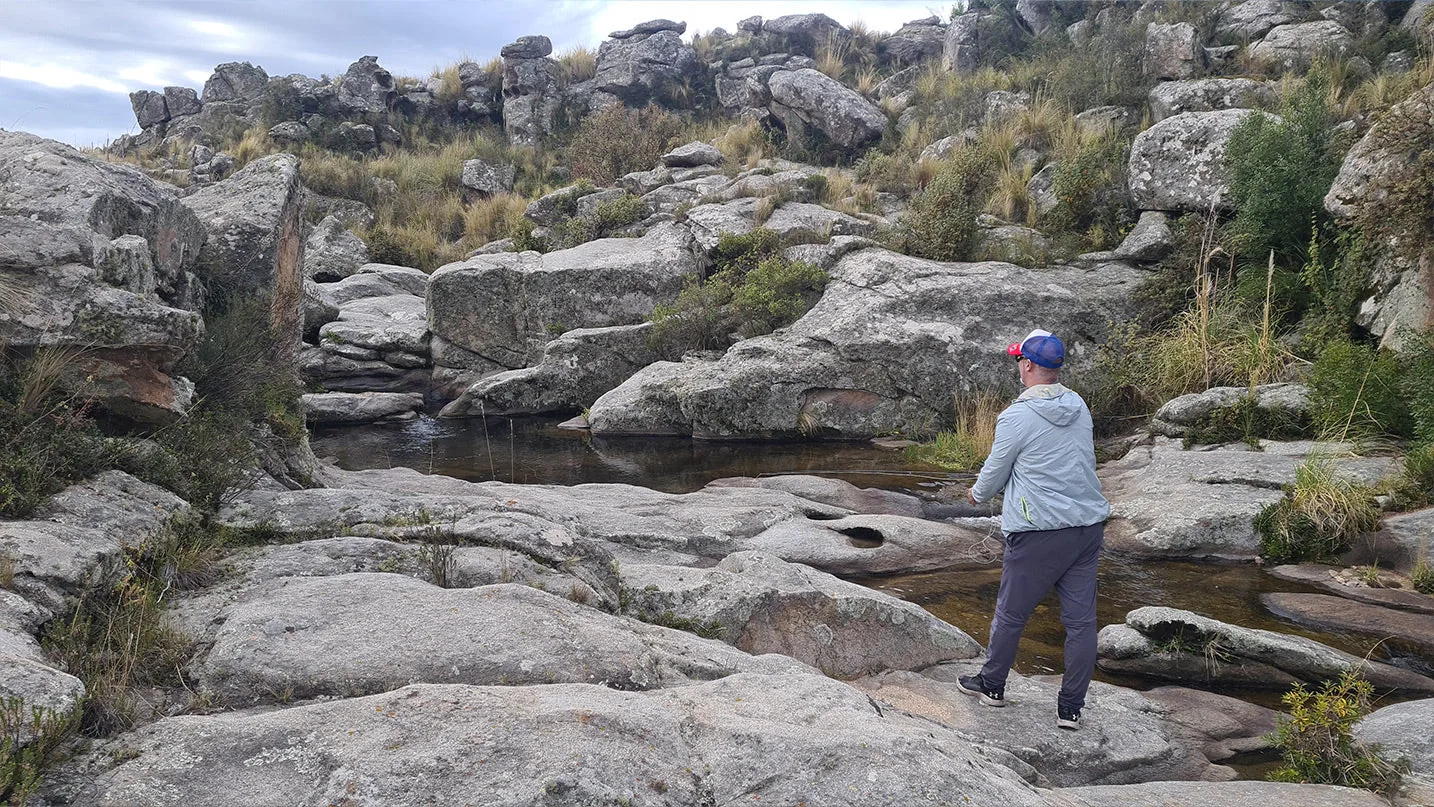 Truchas en Pampa de Achala