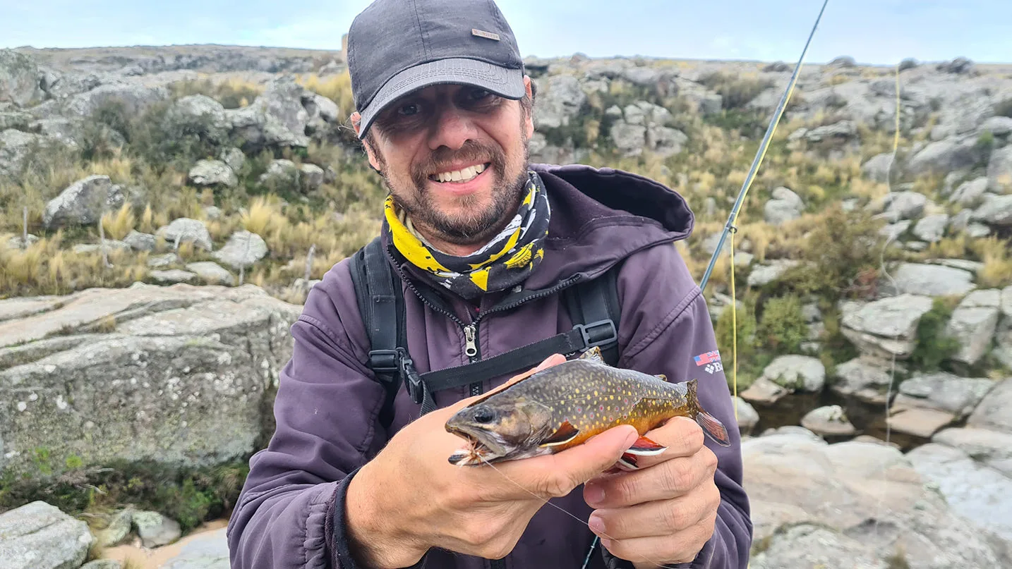 Truchas en Pampa de Achala