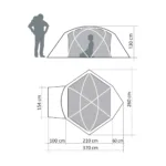 Carpa Profesional Pro Aconcagua 3 Personas Duraluminio Clima Extremo - Imagen 6