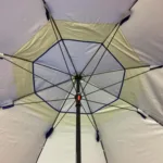 Sombrilla con rompeviento Azul - Imagen 7